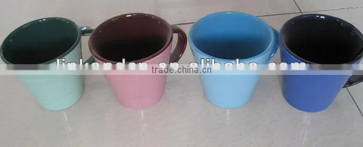 V-shape ceramic mug with high quality