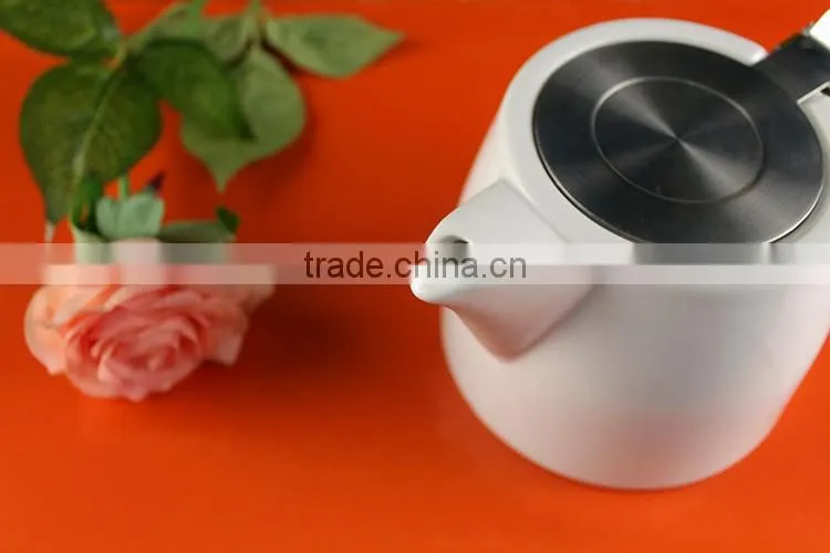 2017 factory supplies custom logo & color wholesale ceramic kettle