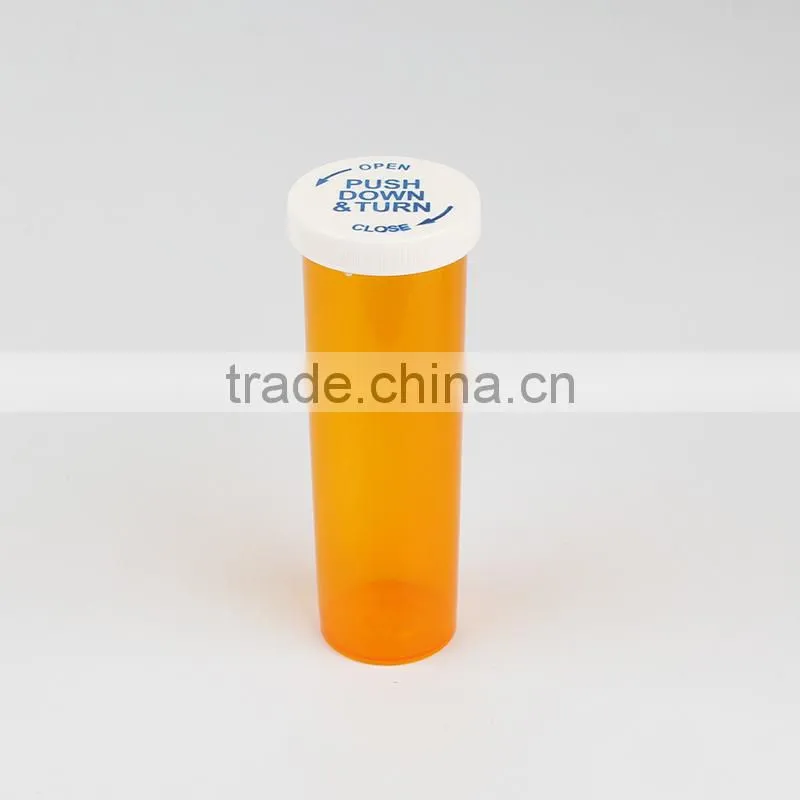 plastic capsules bottle round shape design,small plastic pill medicine bottle