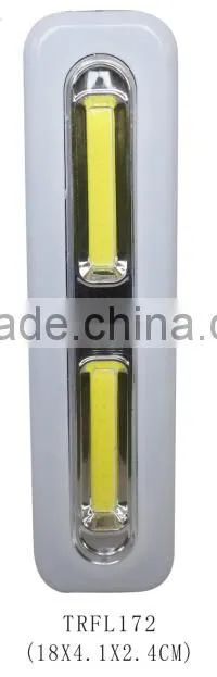 Aluminum pen shape cob led flashlight with magnet