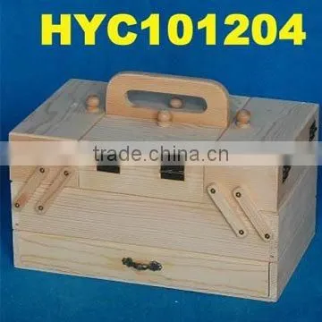 Wooden Sewing Box