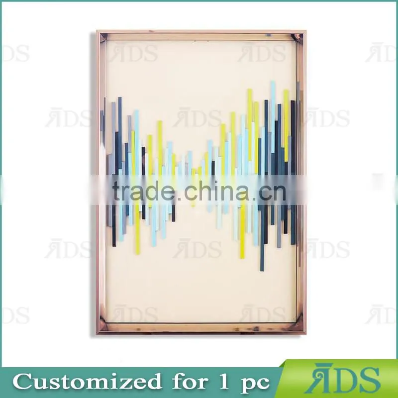 Framed Handmade shadow box pipe wall art 3d