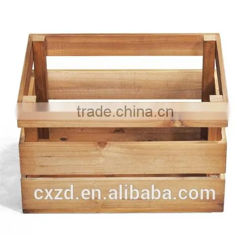 2016 wholesale customized popular wooden crate