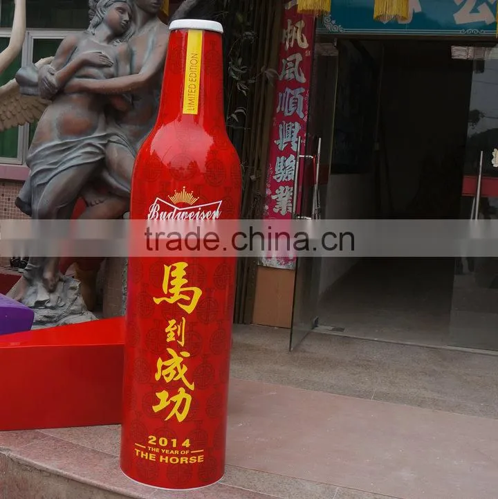 H2m FRP advertisement bottle decoration