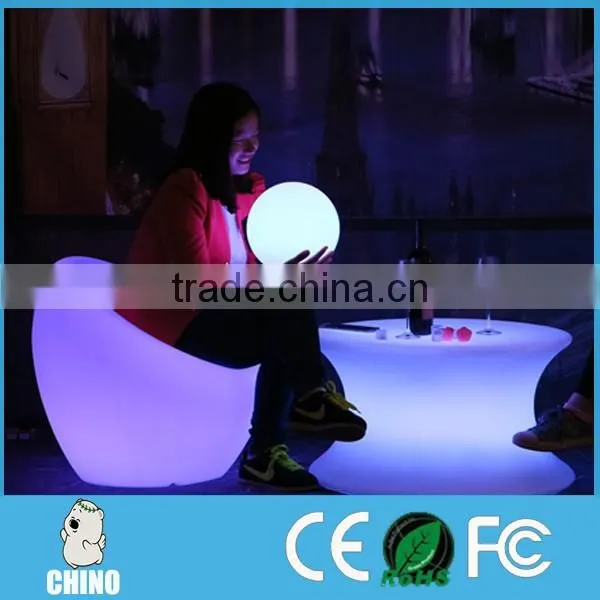 Lounge Table with Chair Beautiful LED furniture nightclub bar furniture