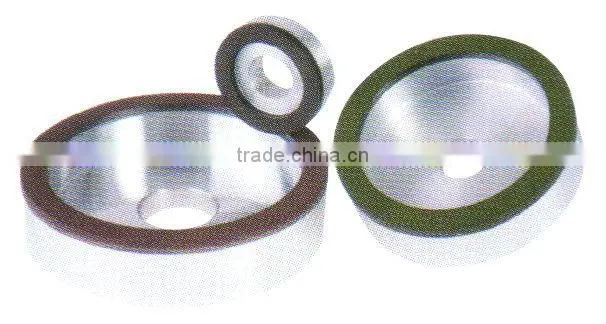 Diamond sharpening wheel/round edge diamond grinding wheel/diamond cup wheel