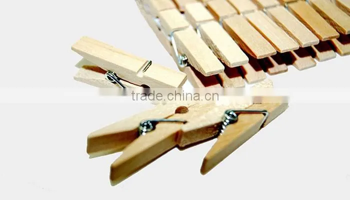 100% new material decorative peg of mini wooden clothes clip