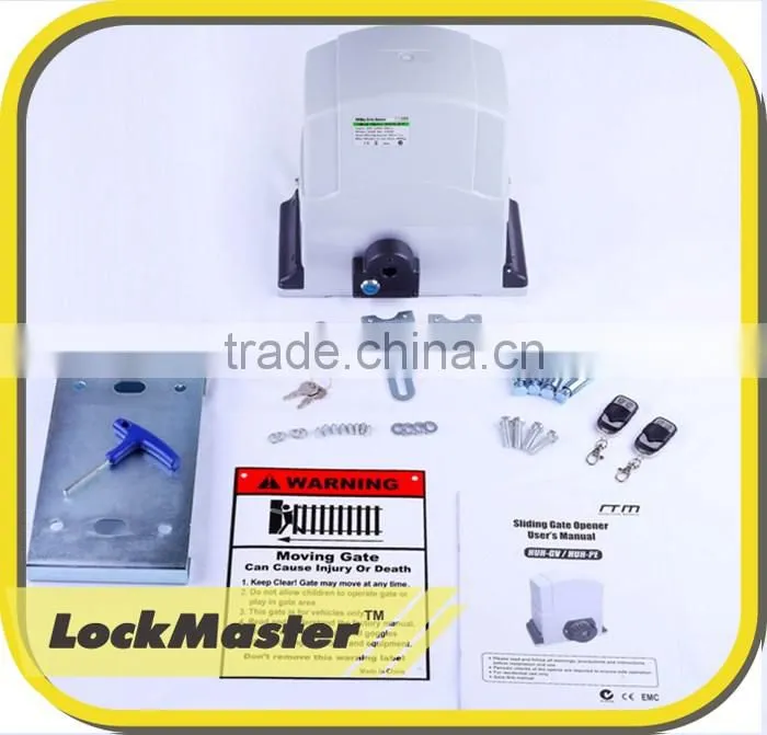 Remote Control Gear Electric Sliding Gate Opener DC Motor Low Price