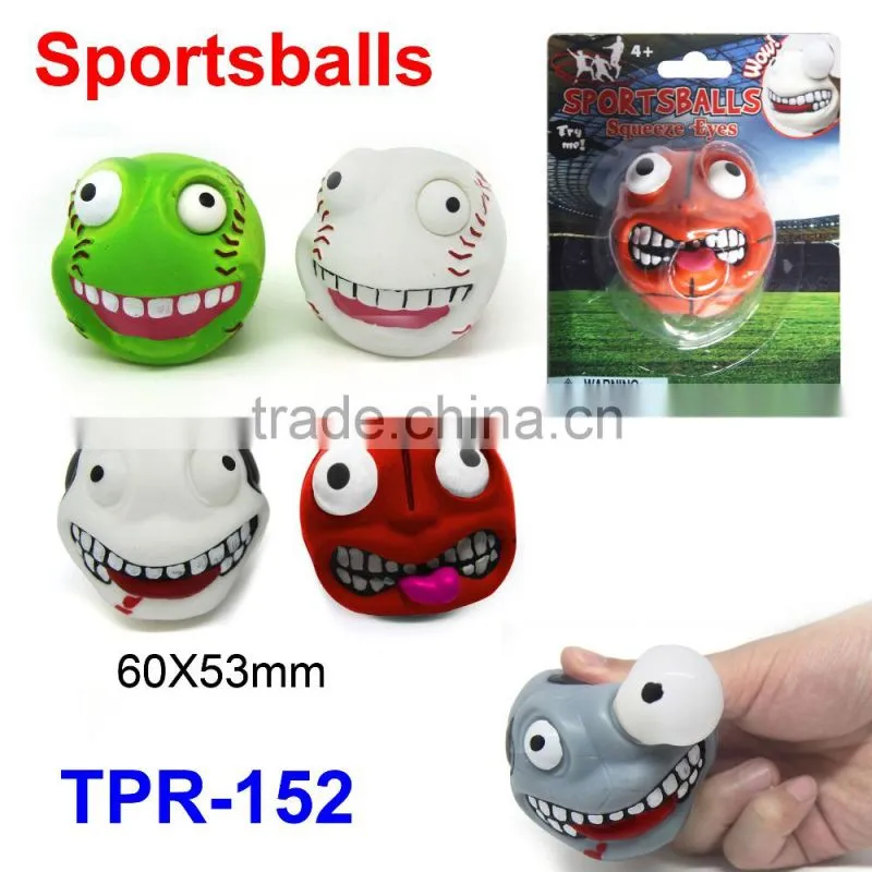 Plastic Squeeze Ghost Stress Toy