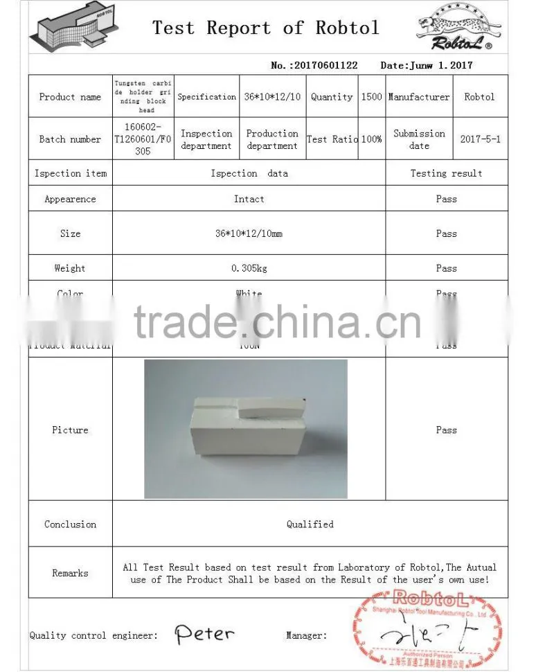 tungsten carbide holder grinding block head wedge concrete floor grinding machine