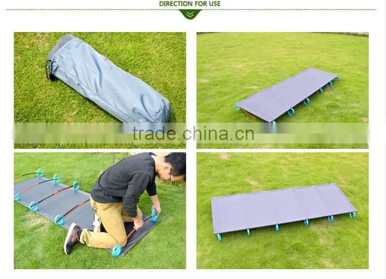 Fashion new outdoor camping beds lightweight easy folding useful funiture bed