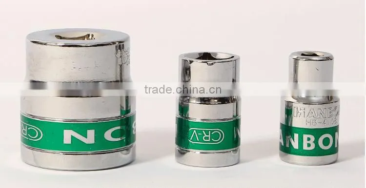 1/2'' Metric Dual Color Hexagonal Mirror Sockets CR-V
