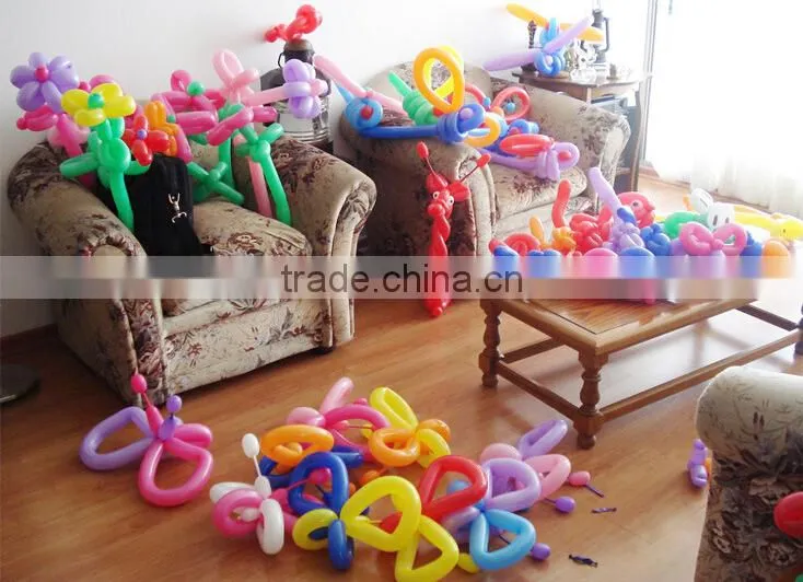 Colorful Latex Balloon Magic Rocket Balloon Long Shape Party Balloon