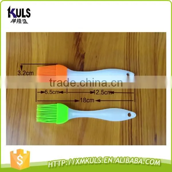 FDA food grade silicon transparent handle baking pastry brush