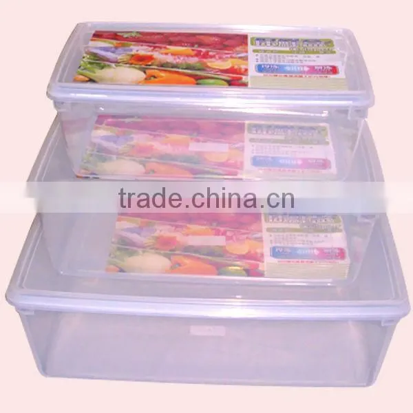9.5L Plastic Microwavable Food Vegetable Crisper Box