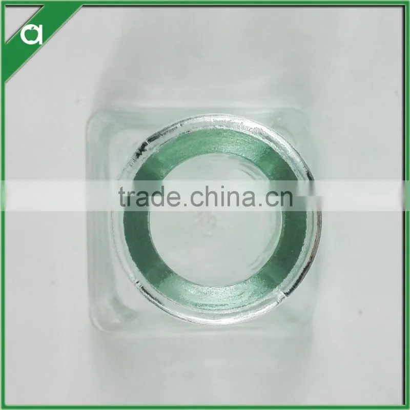 square bottom subuliform glass bottle for 50ml reed diffuser with glass stopper