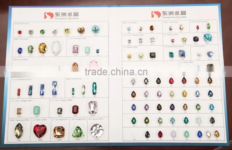DZ Crystal Drop 3003 Clear AB 13*18mm fancy stone Foiled
