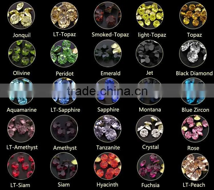 China pink opal rhinestone for wedding decoration wholesale