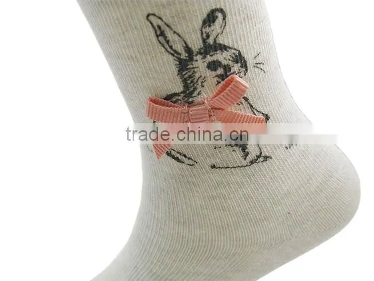 hot sublimation printing children fashion school socks