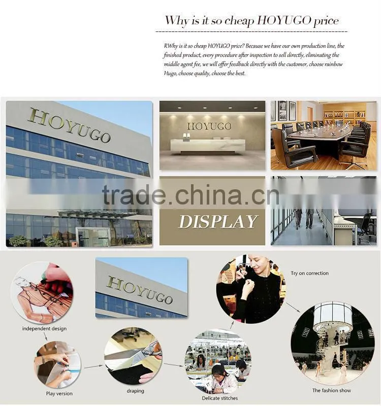 HOYUGO designer one piece party dress close-fitting girls dress manufacturer in China.