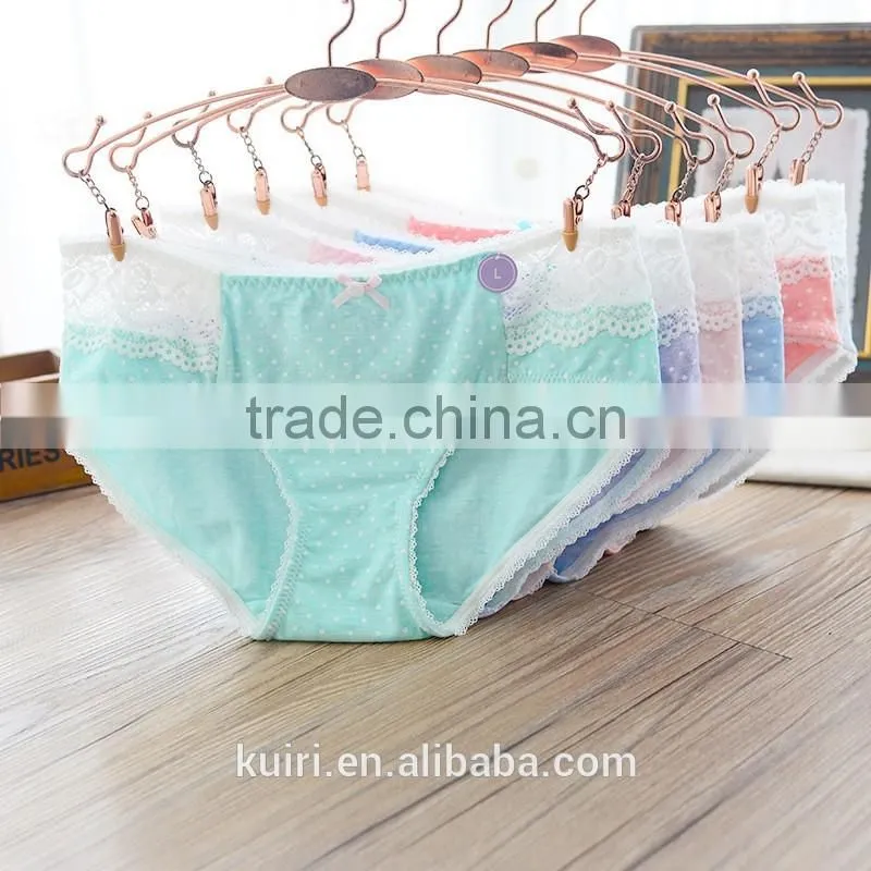 2017 cheap Popular Comfortable Lovely Super Hot Saxy Girls Panty cute briefs underwear 10A