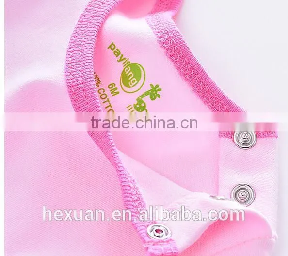 OEM factory or 10 stocked designs 100% cottonSummer&Autumn newborn baby clothing set