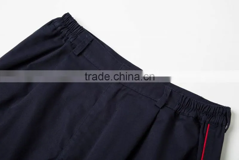 safety workwear manufacturer 6OZ navy blue FR fire fighting suit nomex suits