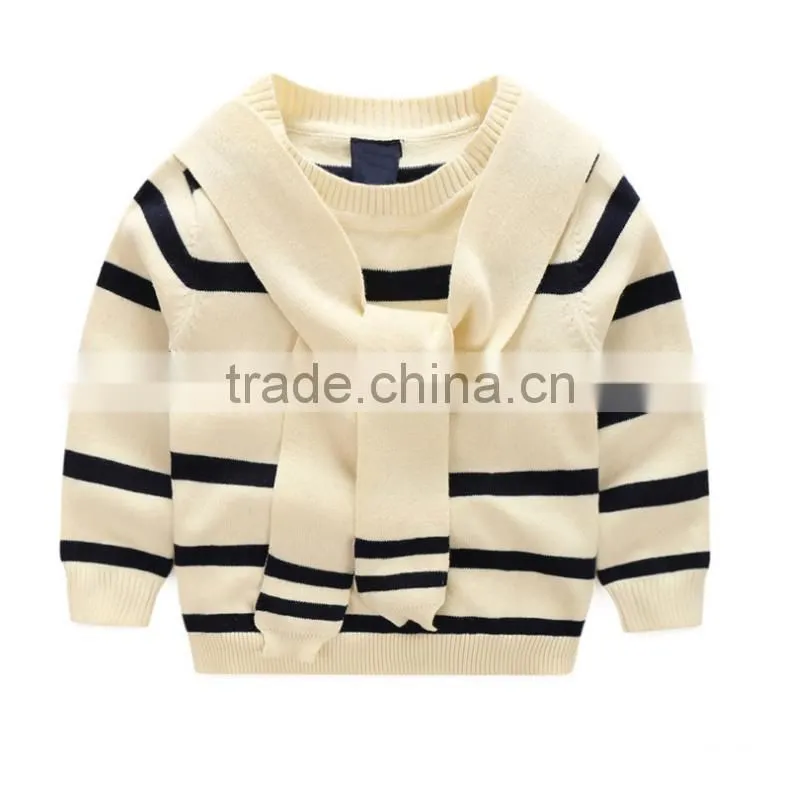 New Design Children Striped Sweaters Long Sleeve Knitting Boy Pullover