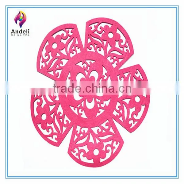2014 new design high quality felt restaurant table mats