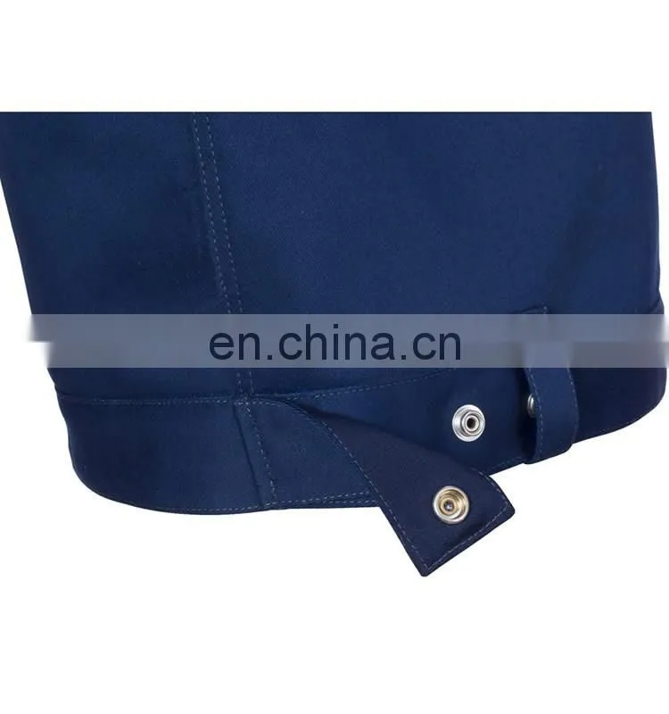 Cheap Us Navy Blue 100% cotton workwear work engineer jacket