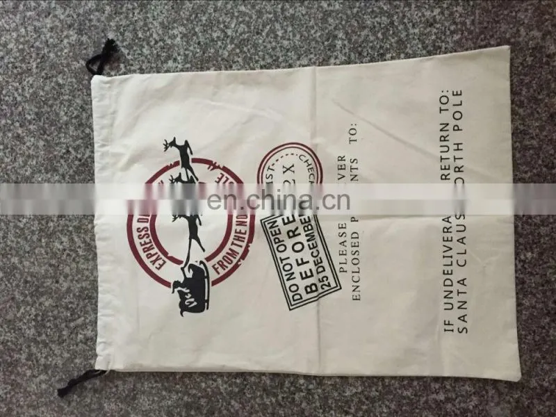wholesale canvas gift bag Santa Sacks