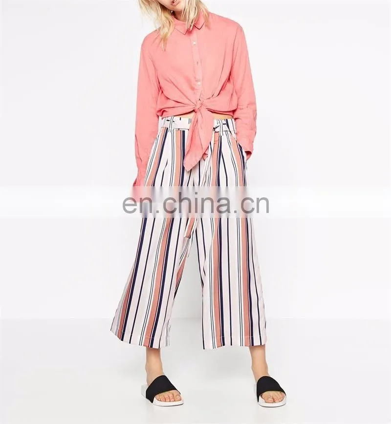 New arrivel lady stripe harem pants
