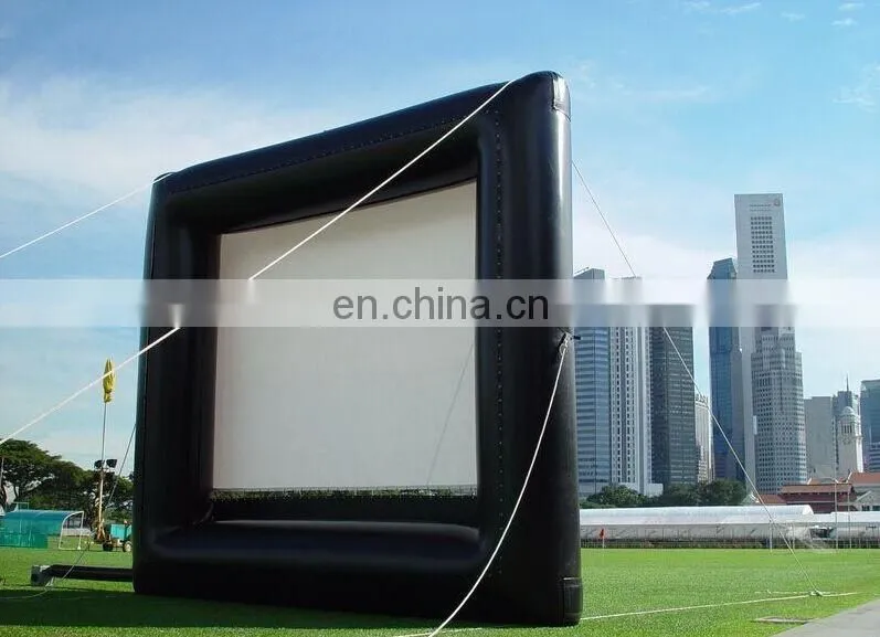 Outdoor used commercial cinema screen inflatable giant movie screen for sale