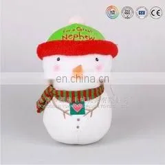 25cm plush polar bear toy with scarf wholesale for 2016 christmas