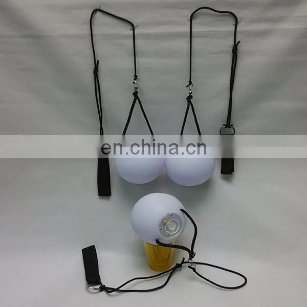 1 Pair LED POI Thrown Balls for Professional Belly Dance Level Hand Props