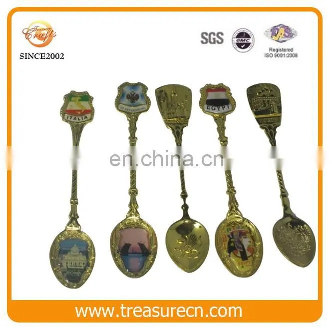 Existing Mould!!! Custom Silver Souvenir Metal Spoon For Germany