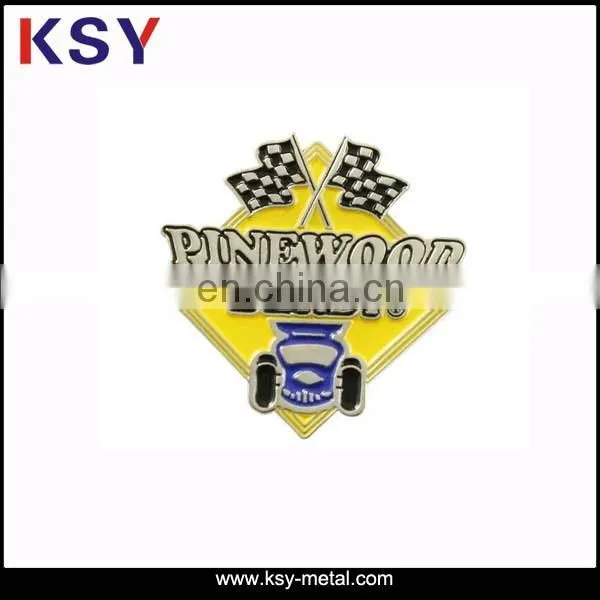High quality Soft enamel custom made metal badge