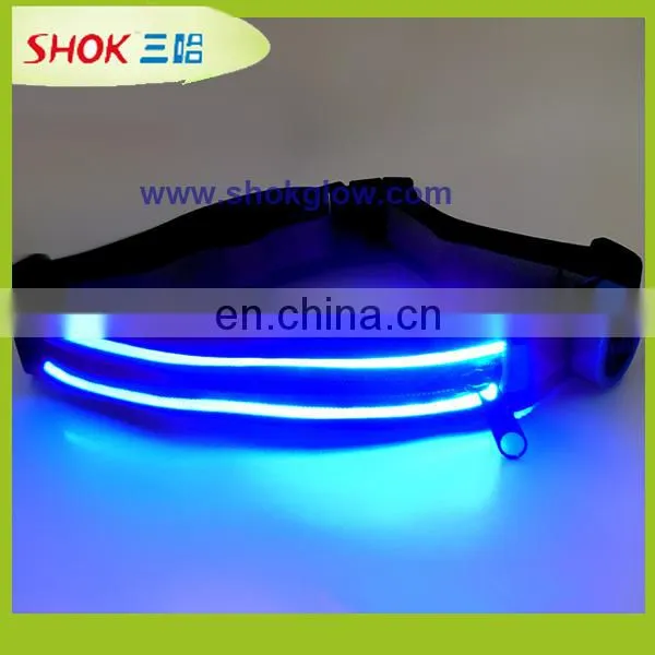 2015 popular LED elastic reflective running belt for sport