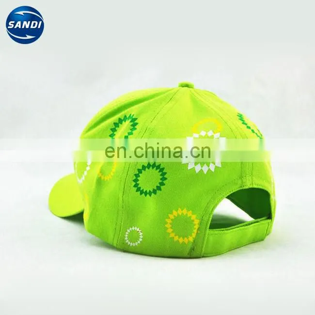 Cotton fabric promotional sports cap snapback