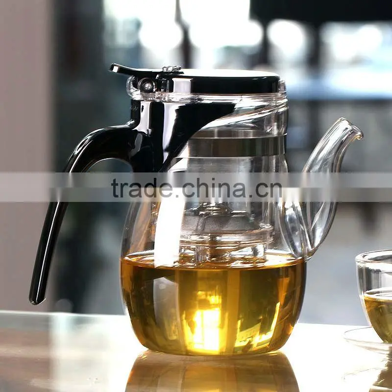 fashion chinese piaoyi bei,smart teacup,office glass tea cup teapot