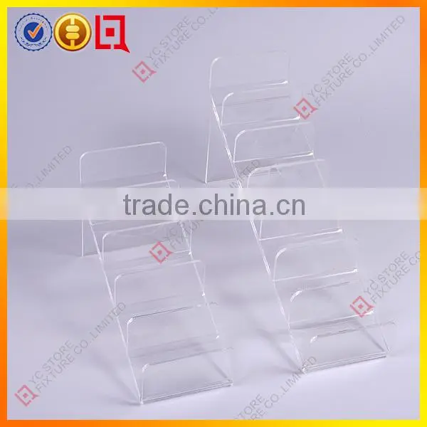 2015 China Hot Sales Clear Acrylic Wallet Display Rack,display stands