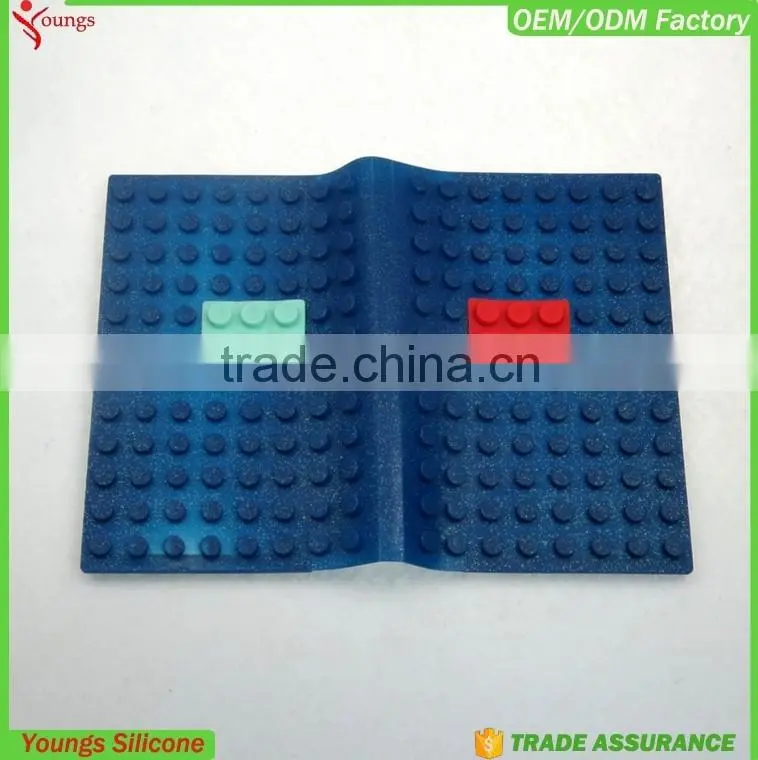 2016 silikon book legos A5/A6/A7 size custom logo Notebook