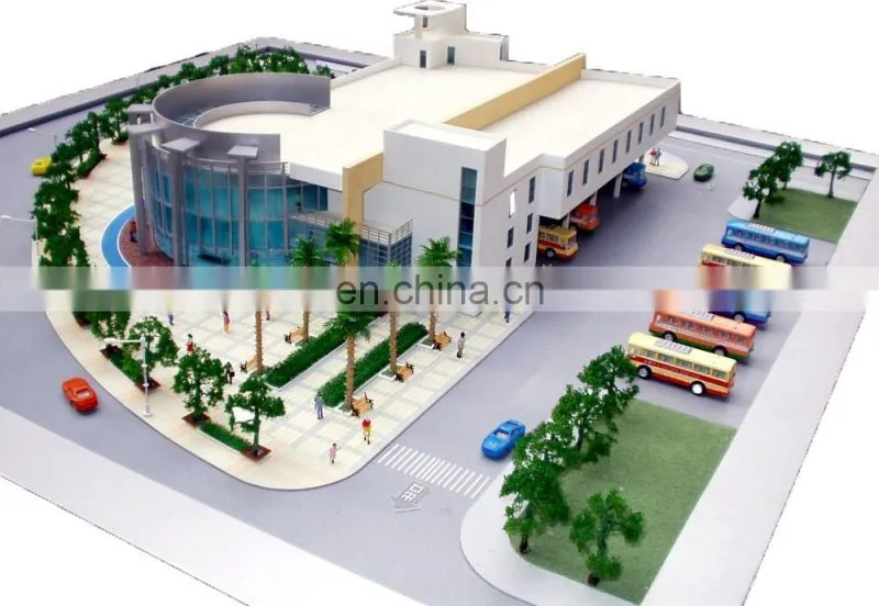 ABS 3d miniature building model / architecture scale ho model