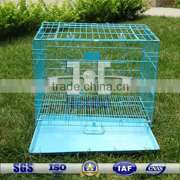 Green Coated Metal Dog Cage/Animal Cage