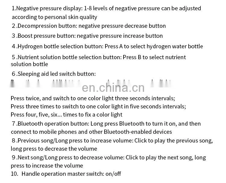 Portable Dermabrasion Hydrogen Machine Pore Cleaner Vacuum Blackhead Removal Hydro Aqua Instrument With Blue Tooth Music System