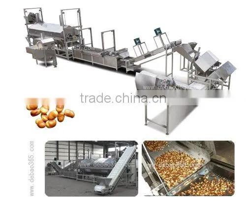 continous deep fryer for peanuts