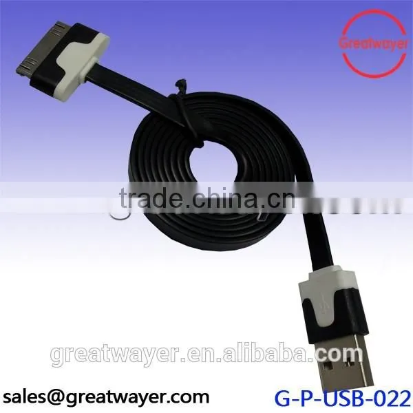 Factory wholesale High quality 2A Micro USB Cable for samsung data cable black/white