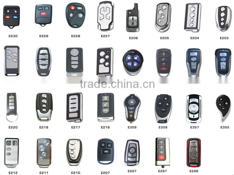Original remote case 2 buttons remote key blank with blue or red light