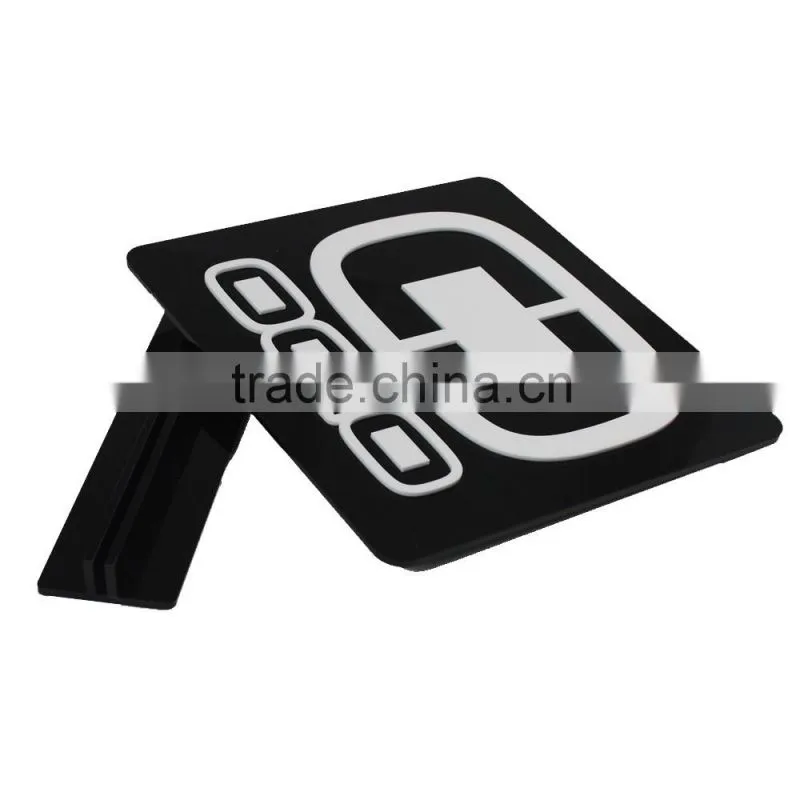 Black Carven Acrylic Letter 3D Acrylic Sign Removable Signage