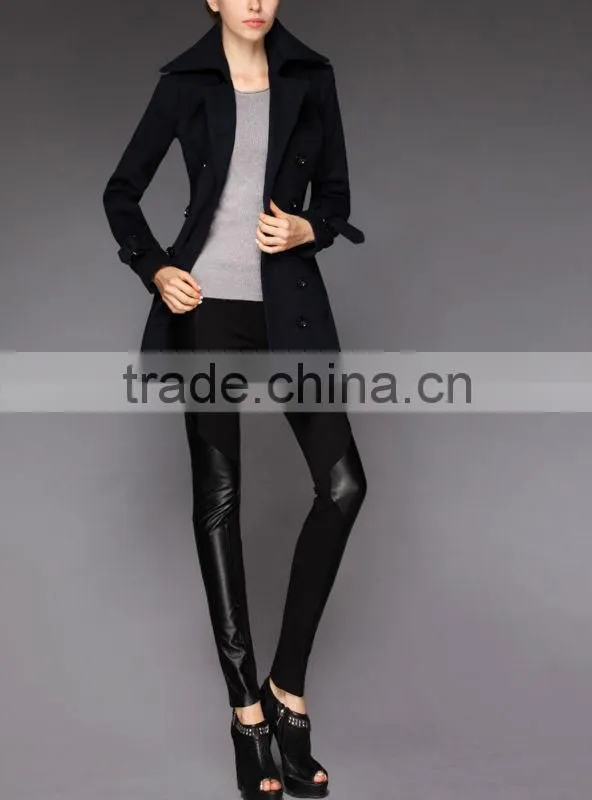 2013 autumn new fashion lady long fall coat